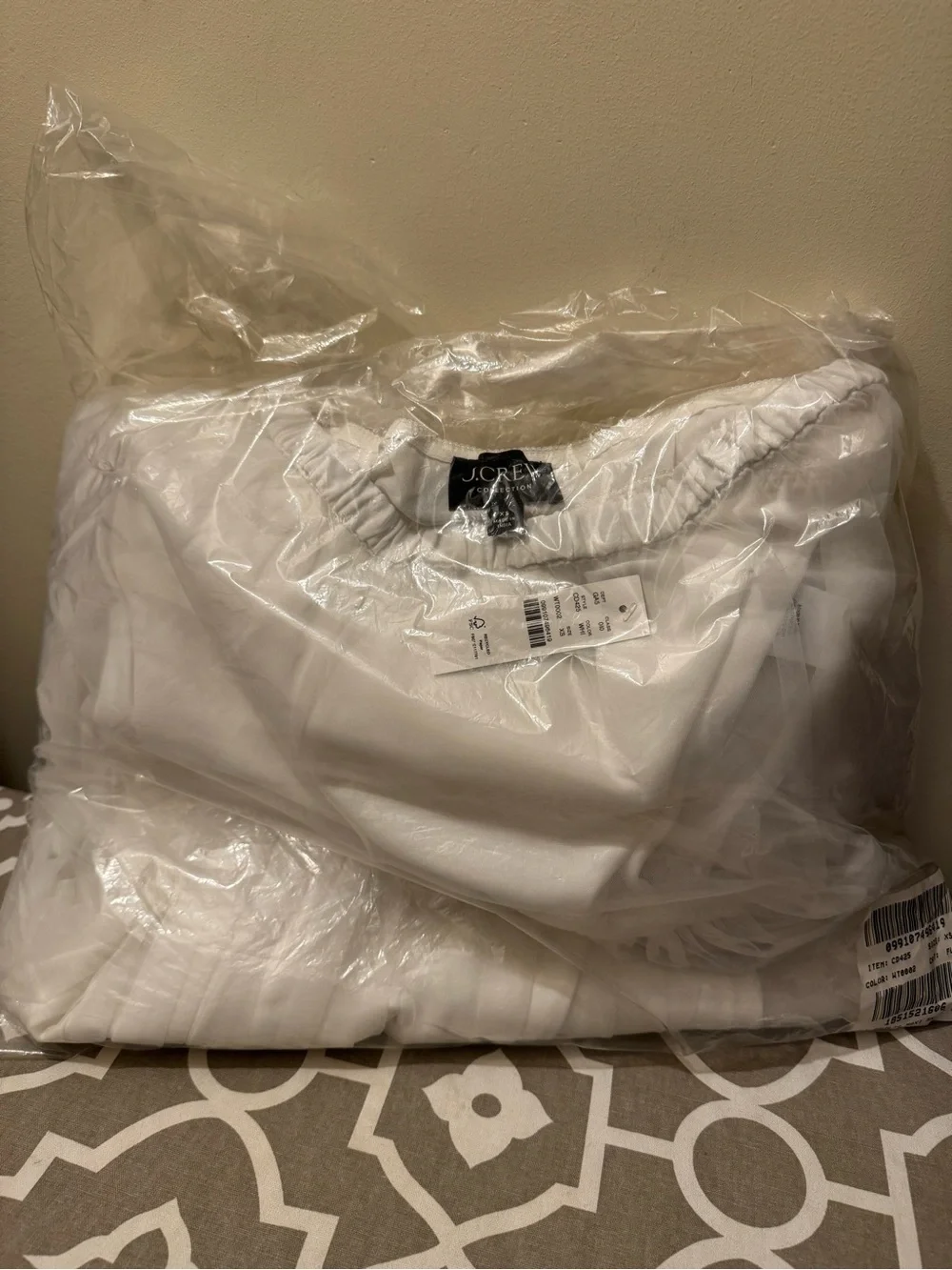 NWT J.Crew Collection Emilia Tiered Tulle Maxi Skirt White XS Factory Sealed